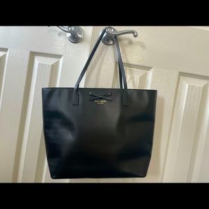 New and Authentic Kate Spade Work Tote, Black